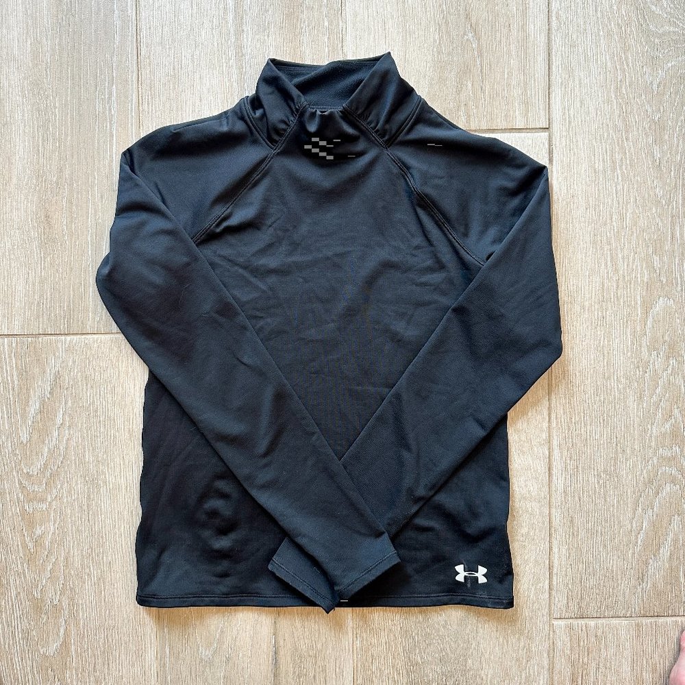 Girls Black Under Armour base layer